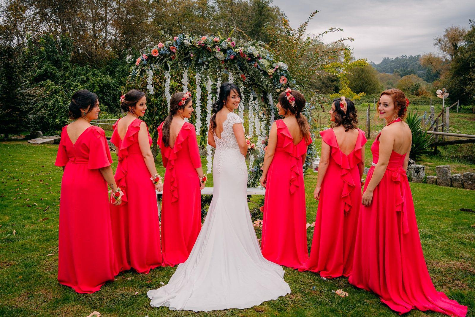 Vestidos de dama de honor, Para boda